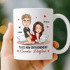 Tasse Personnalisée – Cadeaux D’Anniversaire De Mariage Pour Mari Et Femme, Lui Et Elle – Avec Toi, Chaque Jour Devient Un Toujours