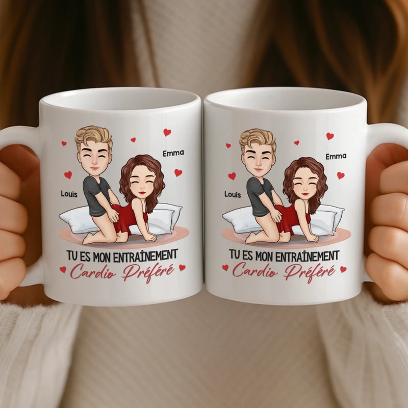 Tasse Personnalisée – Cadeaux D’Anniversaire De Mariage Pour Mari Et Femme, Lui Et Elle – Avec Toi, Chaque Jour Devient Un Toujours