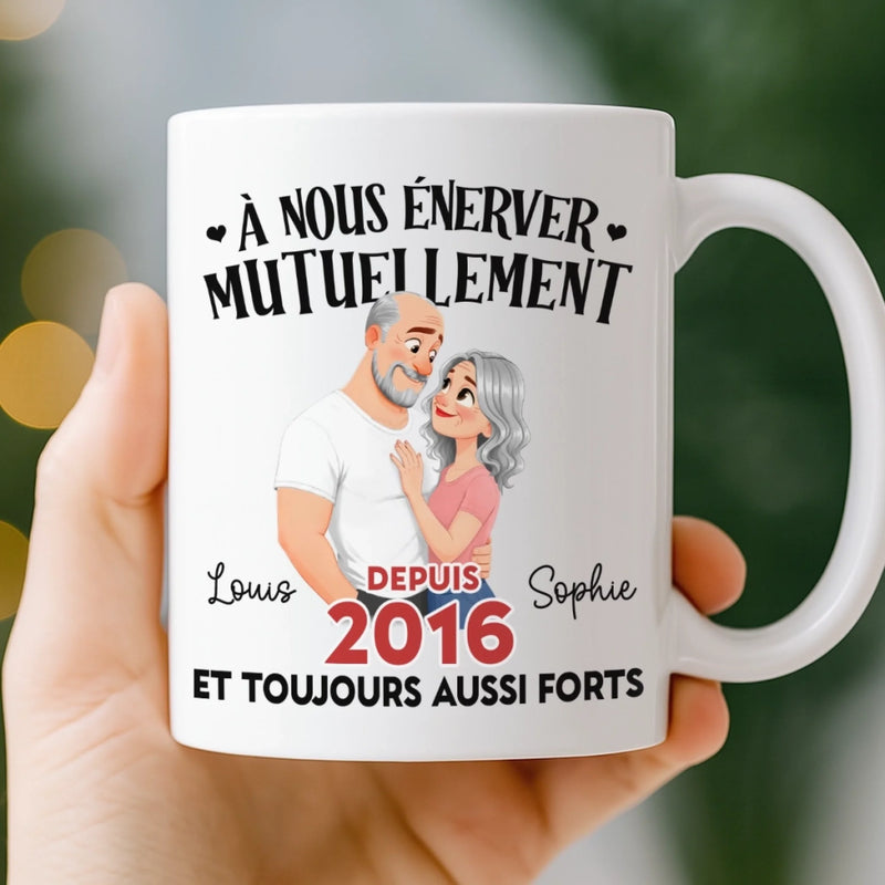 Mug Personnalisé – Cadeau Pour Couple – Le Début De Leur Éternité