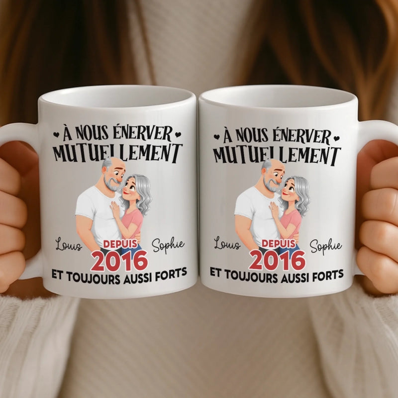 Mug Personnalisé – Cadeau Pour Couple – Le Début De Leur Éternité