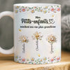 Mug Effet 3D Imprimé Personnalisé – Cadeau Pour Maman, Mamie – Deux Cœurs, Un Même Amour