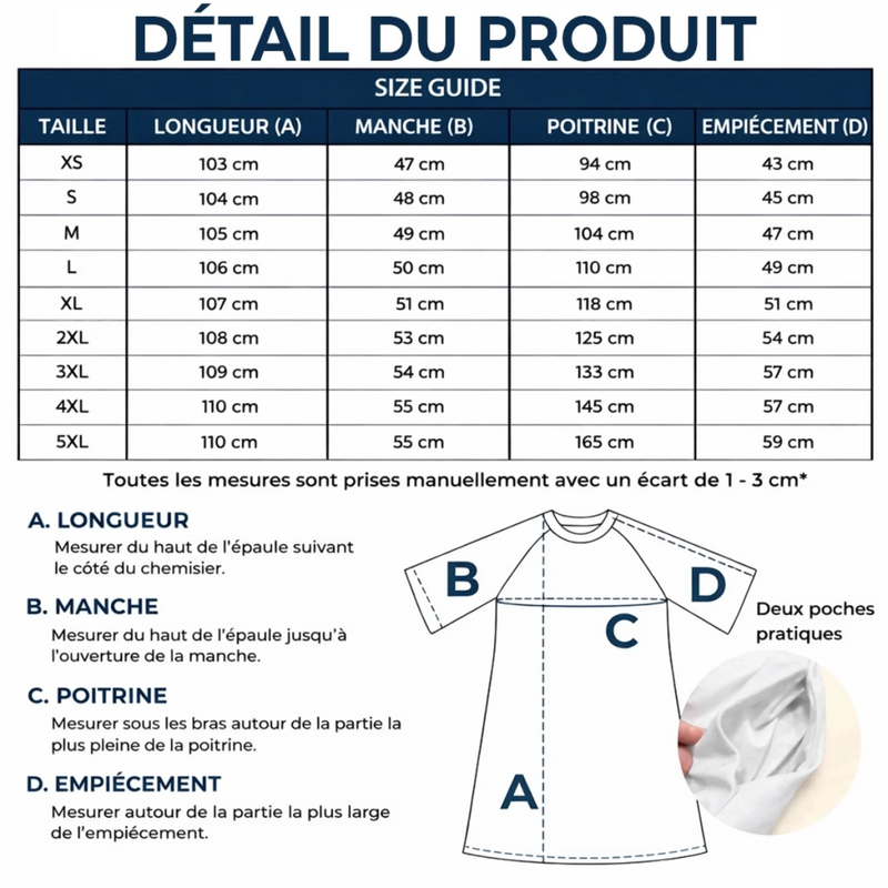 T-Shirt De Nuit Femme Personnalisé – Cadeau Pour Mamie – Doux Rêves Et Tendres Moments