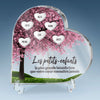 Plaque Acrylique En Forme De Cœur Personnalisée – Cadeau Pour Mamie – Une Histoire D’Amour Familiale