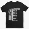 T-Shirt Unisexe Personnalisé – Cadeau Pour Papi, Papa – Chaque Titre Renferme Une Histoire