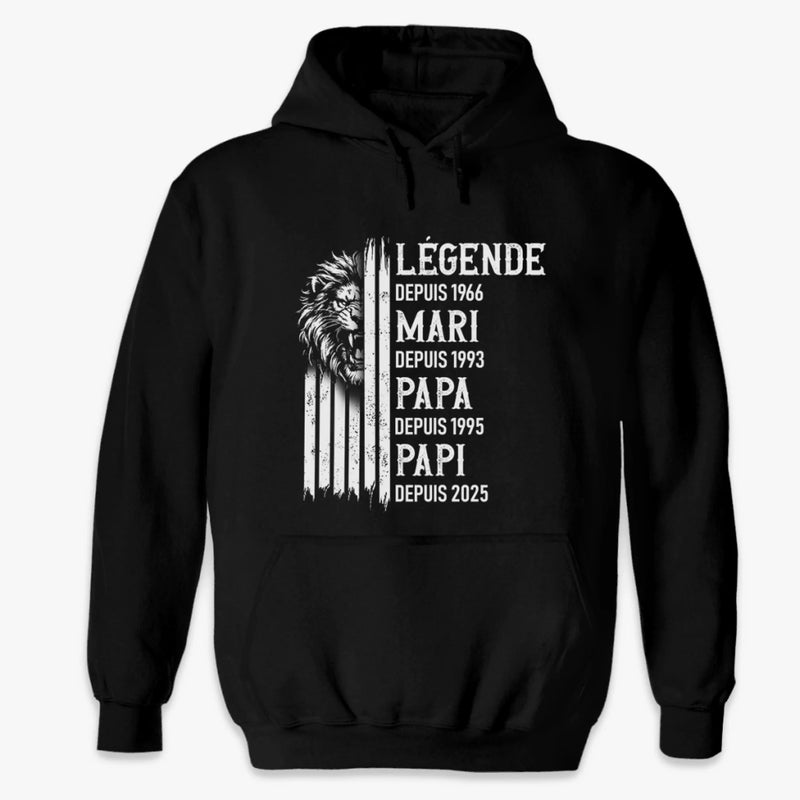 T-Shirt Unisexe Personnalisé – Cadeau Pour Papi, Papa – Chaque Titre Renferme Une Histoire