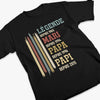 T-Shirt Unisexe Personnalisé – Cadeau Pour Papi, Papa – À Jamais Notre Grand-père Adoré