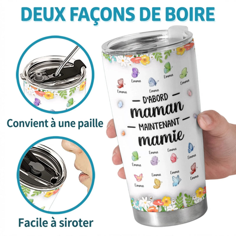 Gobelet Isotherme Personnalisé – Cadeau Pour Mamie, Maman – Je T’aime, Mamie