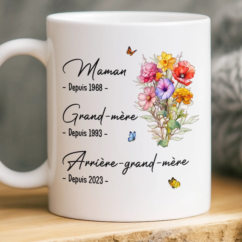 Mug Personnalisé – Cadeau Pour Mamie, Maman – Je T'aimerai Toujours
