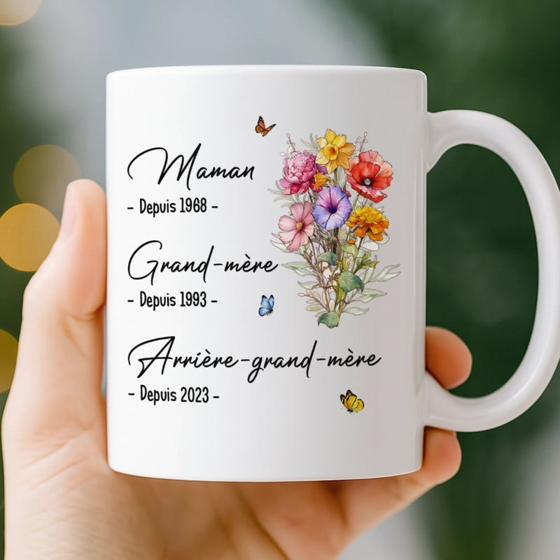 Mug Personnalisé – Cadeau Pour Mamie, Maman – Je T'aimerai Toujours