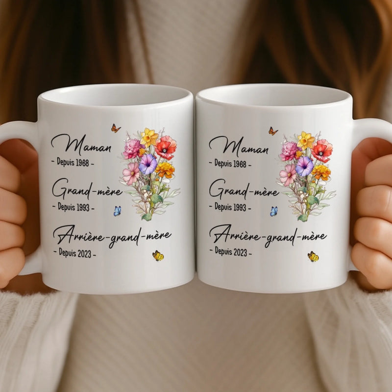 Mug Personnalisé – Cadeau Pour Mamie, Maman – Je T'aimerai Toujours