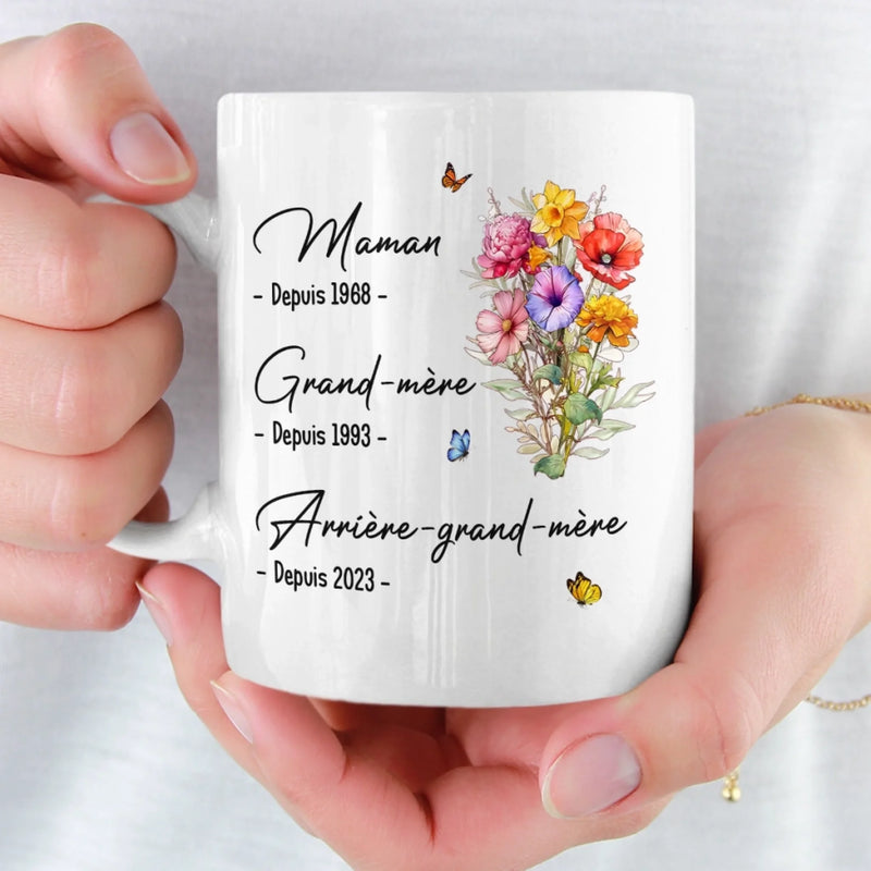 Mug Personnalisé – Cadeau Pour Mamie, Maman – Je T'aimerai Toujours