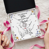 Collier Nœud D’Amour Personnalisé – Cadeau Pour Maman, Fille – L’Amour Qui Nous Rassemble