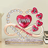 Plaque Acrylique Personnalisée – Cadeau Pour Mamie, Maman – Transmettre, Aimer, Se Souvenir