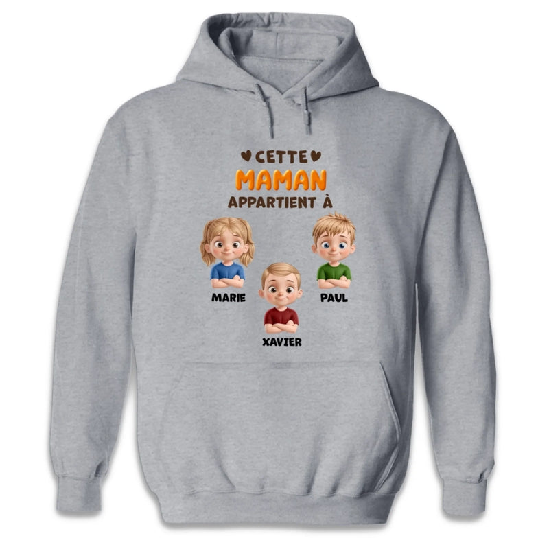 T-Shirt Unisexe Personnalisé – Cadeau Pour Maman, Mamie – Notre Plus Belle Histoire