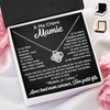 Collier Nœud D’Amour Personnalisé – Cadeau Pour Maman, Mamie – Pour Toujours Reconnaissant