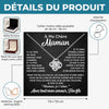 Collier Nœud D’Amour Personnalisé – Cadeau Pour Maman, Mamie – Pour Toujours Reconnaissant