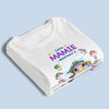 T-Shirt Unisexe Personnalisé – Cadeau Pour Mamie – Le Cœur De La Famille C’est Mamie