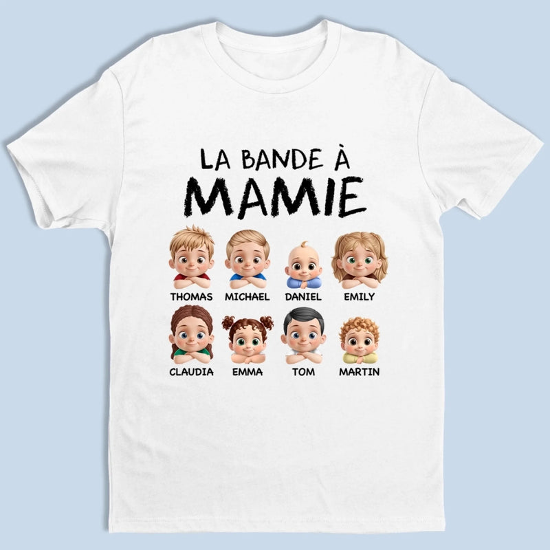 T-Shirt Unisexe Personnalisé – Cadeau Pour Mamie – Mamie Notre Rayon De Soleil