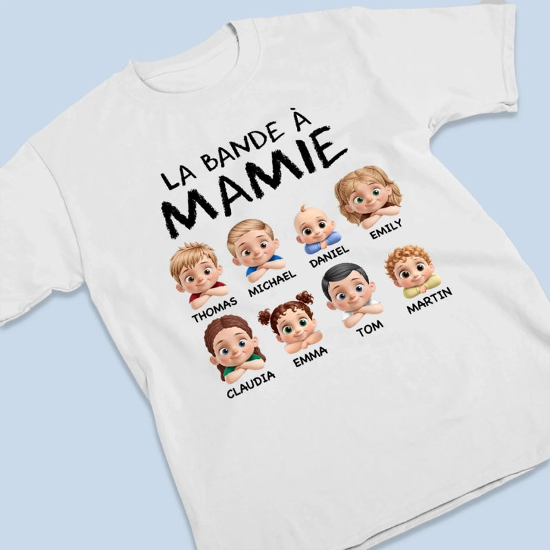 T-Shirt Unisexe Personnalisé – Cadeau Pour Mamie – Mamie Notre Rayon De Soleil