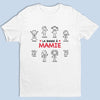 T-Shirt Unisexe Personnalisé – Cadeau Pour Maman, Mamie – Ma Plus Belle Richesse