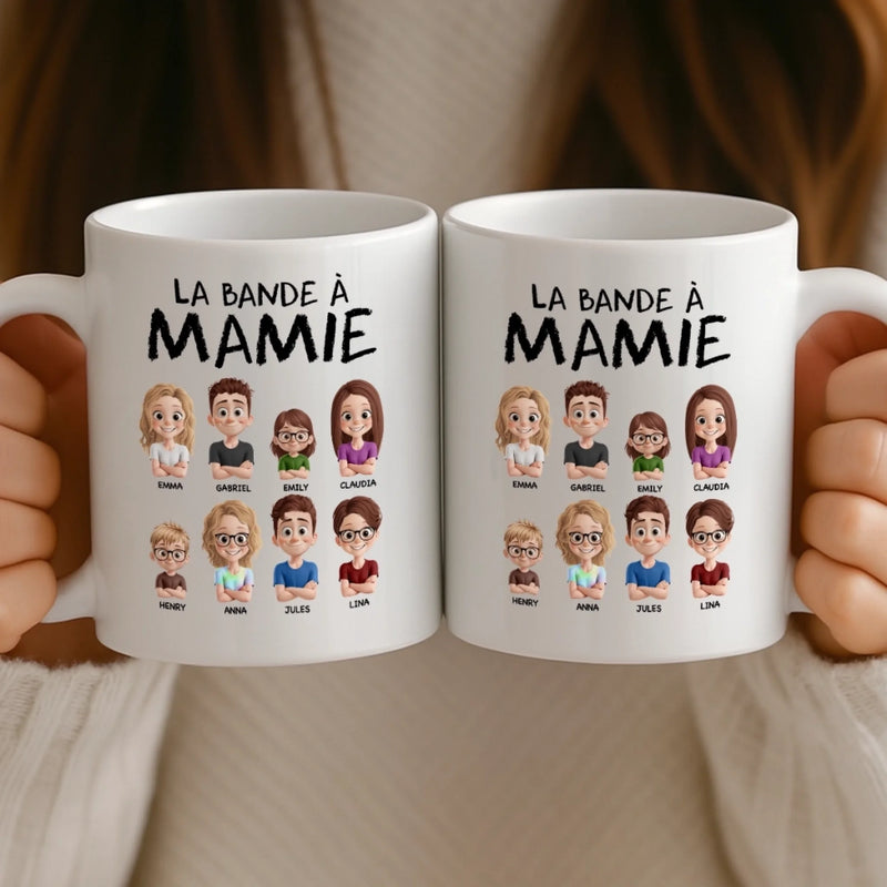Mug Personnalisé – Cadeau Pour Mamie – Un Amour Qui Se Transmet