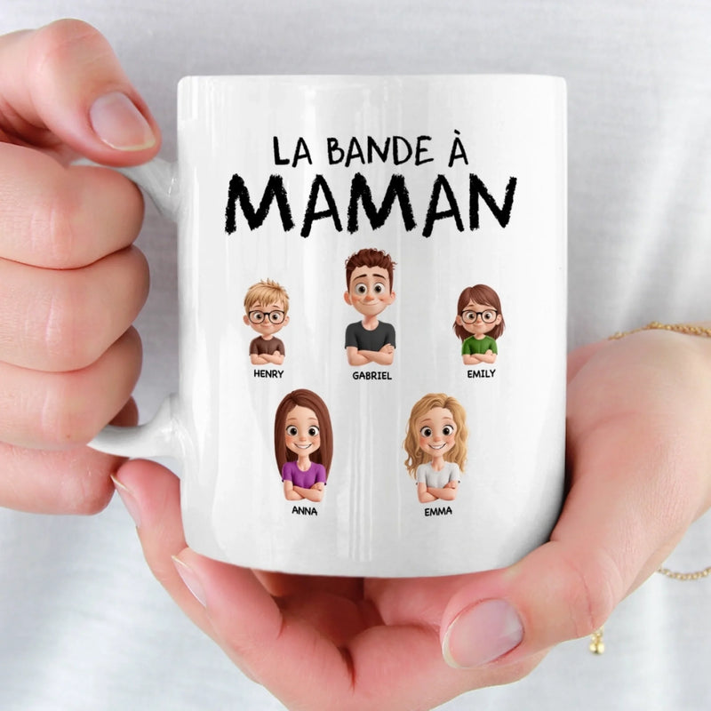 Mug Personnalisé – Cadeau Pour Mamie – Un Amour Qui Se Transmet