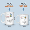 Mug Personnalisé – Cadeau Pour Mamie – Mamie Un Cœur Plein D’Amour