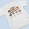 T-Shirt Unisexe Personnalisé – Cadeau Pour Mamie, Maman – Ma Plus Belle Richesse