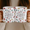Mug Effet 3D Imprimé Personnalisé – Cadeau Pour Mamie – Là Où L’Amour Ne Vieillit Jamais