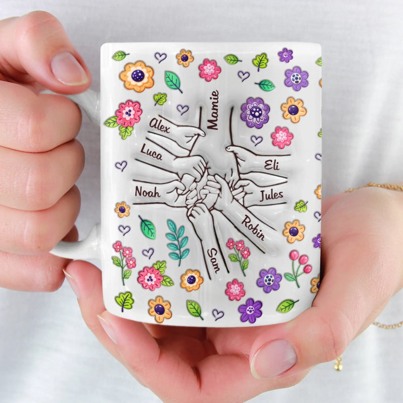 Mug Effet 3D Imprimé Personnalisé – Cadeau Pour Mamie – Mamie Un Amour Sans Limite