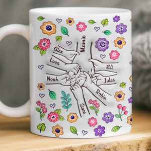 Mug Effet 3D Imprimé Personnalisé – Cadeau Pour Mamie – Mamie Un Amour Sans Limite