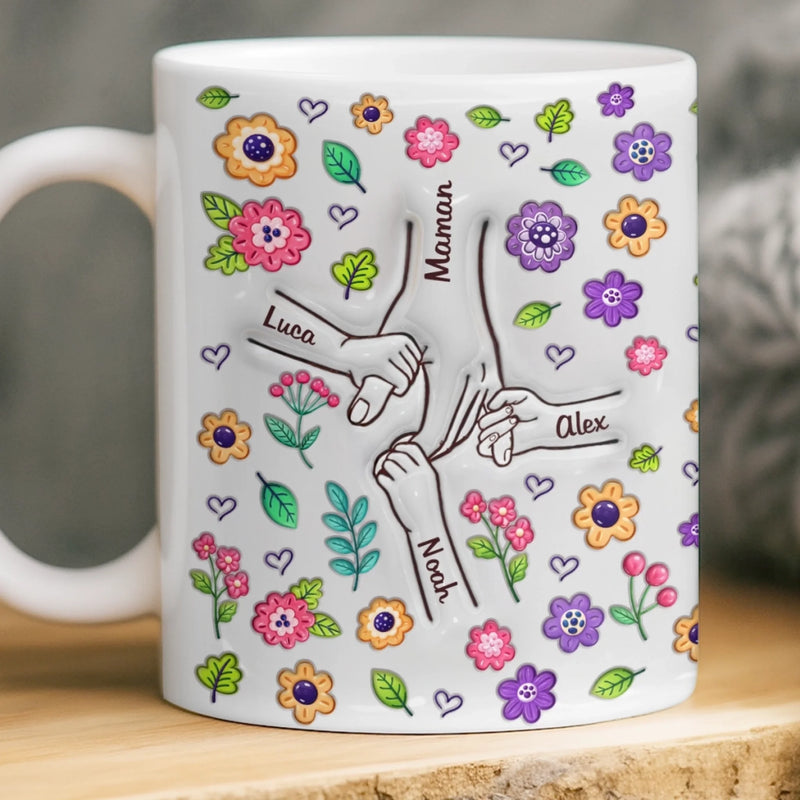 Mug Effet 3D Imprimé Personnalisé – Cadeau Pour Mamie – Mamie Un Amour Sans Limite