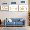 Toile Horizontale Personnalisée – Cadeaux Pour Mamie, Maman – Les Troupeaux D'amour De Mamie
