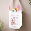 Panier Lapin Personnalisé – Cadeau De Pâques Pour Enfants – Pour Ramasser Des Souvenirs Pleins De Douceur