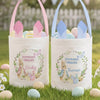 Panier Lapin Personnalisé – Cadeau De Pâques Pour Enfants – Un Premier Pâques Tout En Douceur