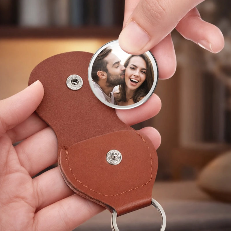 Porte-Bonheur De Poche Personnalisé Avec Photo – Cadeaux D’Anniversaire, De Noël Et De Mariage Pour Mari Et Femme, Lui Et Elle – Un Morceau De Moi À Garder Près De Toi