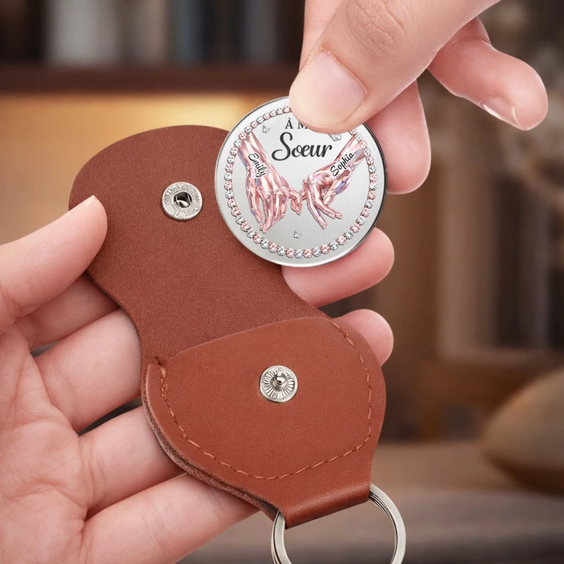 Porte-Bonheur De Poche Personnalisé – Cadeau Pour Sœur – Les Sœurs Restent Toujours Unies