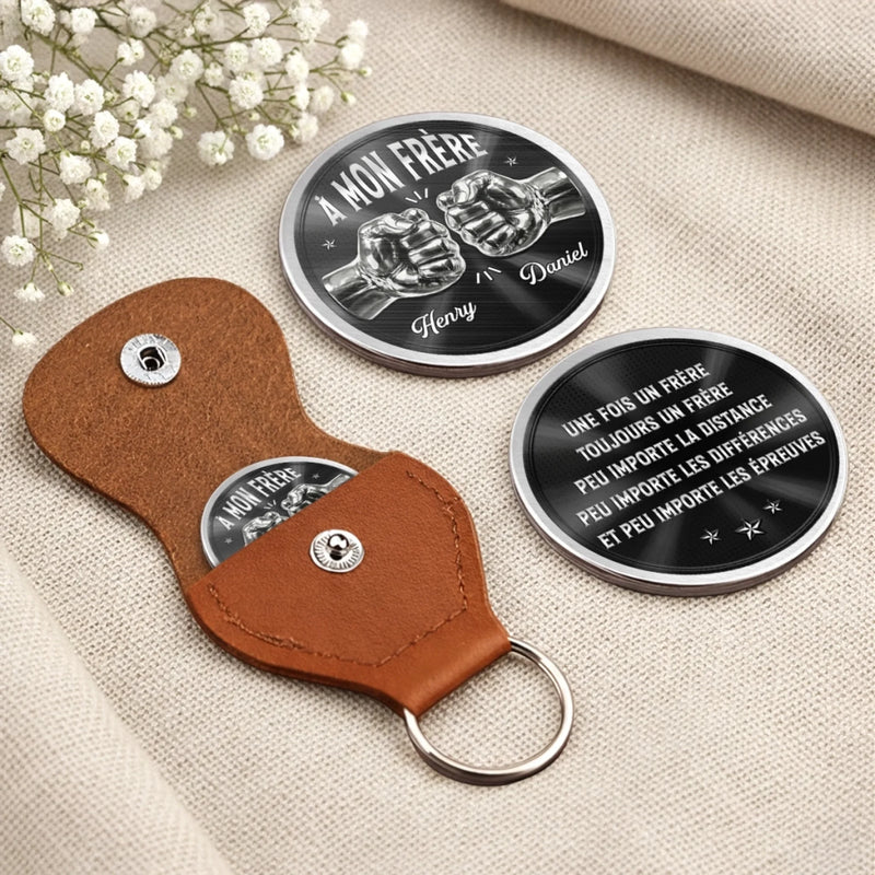 Porte-Bonheur De Poche Personnalisé - Cadeau Pour Les Frères – Un Frère Pour Toujours