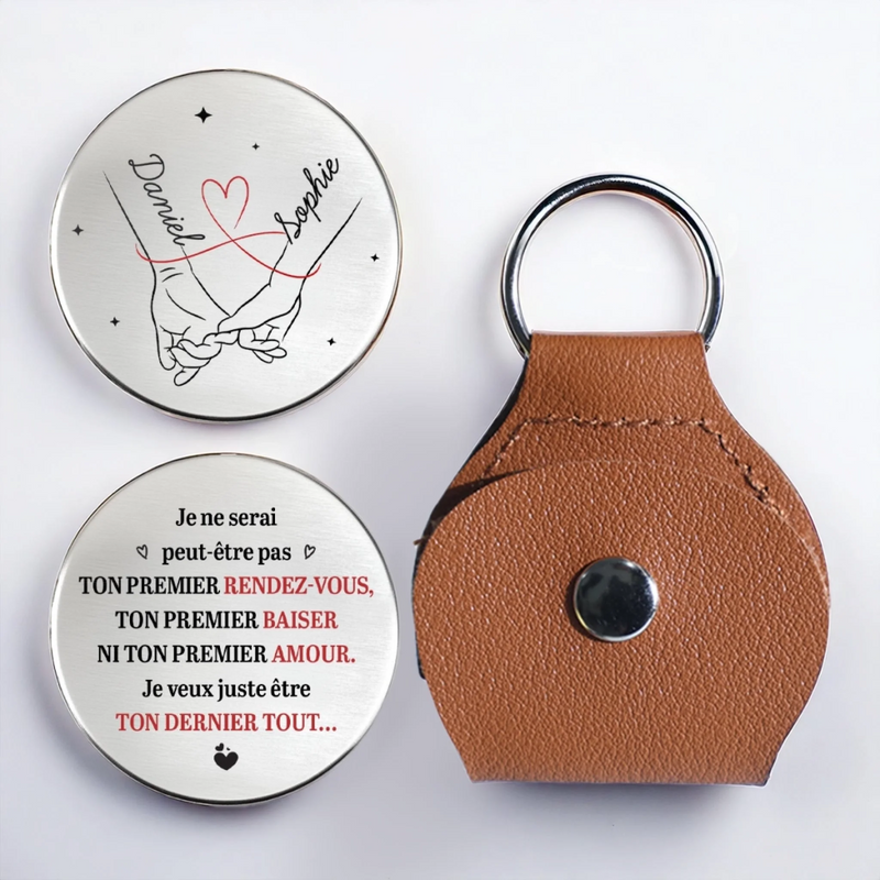 Porte-Bonheur De Poche Personnalisé – Cadeaux D’Anniversaire Et De Mariage Pour Mari Et Femme, Pour Lui Et Pour Elle – Même Loin, Toujours Ensemble