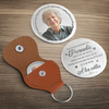 Porte-Bonheur De Poche Personnalisé Avec Photo - Cadeaux De Souvenir Et De Condoléances Pour La Perte D’Une Maman Ou D’Un Papa - Serré Par Ton Amour