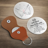 Porte-Bonheur De Poche Personnalisé – Cadeaux D’Anniversaire Et De Mariage Pour Mari Et Femme, Pour Lui Et Pour Elle – Mon Cœur T’Accompagne Partout