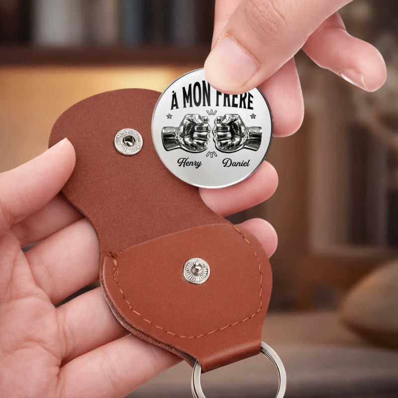 Porte-Bonheur De Poche Personnalisé – Cadeau Pour Frère – Plus Qu’un Frère