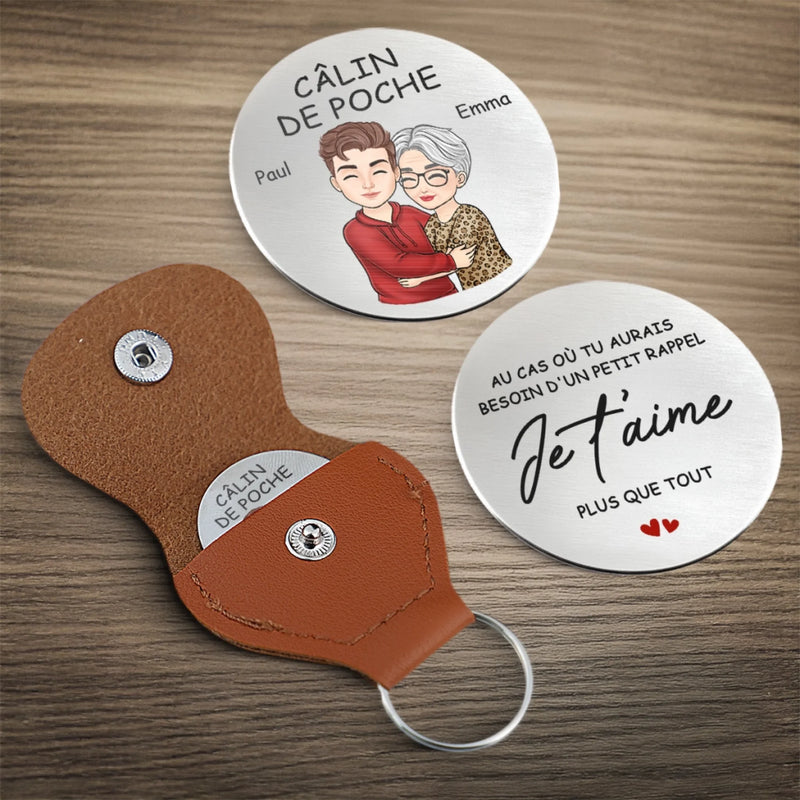 Câlin De Poche Personnalisé – Cadeaux D’Anniversaire Personnalisés Pour Maman, Fils Et Fille – Je T’Aime Au-Delà Des Mots