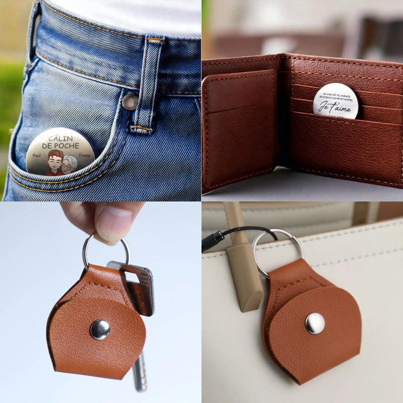 Câlin De Poche Personnalisé – Cadeaux D’Anniversaire Personnalisés Pour Maman, Fils Et Fille – Je T’Aime Au-Delà Des Mots
