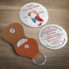 Porte-Bonheur De Poche Personnalisé Avec Photo – Cadeaux D’Anniversaire De Mariage Pour Mari Et Femme, Pour Lui Et Pour Elle – Un Amour Doux, Un Lien Solide