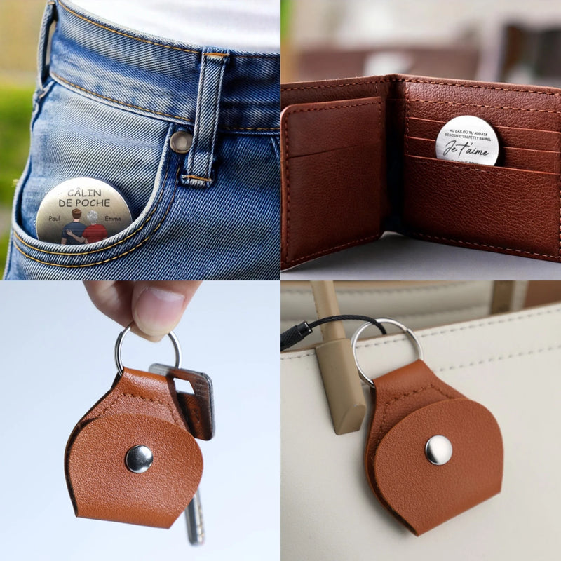 Câlin De Poche Personnalisé – Cadeaux D’Anniversaire Personnalisés Pour Maman, Papa, Fille Et Fils – Un Gage D’Amour, Scellé D’Un Câlin
