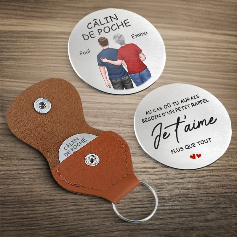Câlin De Poche Personnalisé – Cadeaux D’Anniversaire Personnalisés Pour Maman, Papa, Fille Et Fils – Un Gage D’Amour, Scellé D’Un Câlin