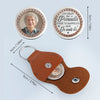 Porte-Bonheur De Poche Personnalisé Avec Photo – Cadeaux De Souvenir Et De Condoléances Pour La Perte D’Une Maman Ou D’Un Papa – Dans Mon Cœur, Toujours Avec Toi