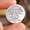 Porte-Bonheur De Poche Personnalisé – Cadeau Pour Maman – Un Gage D’Amour, Scellé D’Un Câlin
