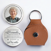 Porte-Bonheur De Poche Personnalisé Avec Photo - Cadeaux De Souvenir Et De Condoléances Pour La Perte D’Une Maman Ou D’Un Papa - Serré Par Ton Amour